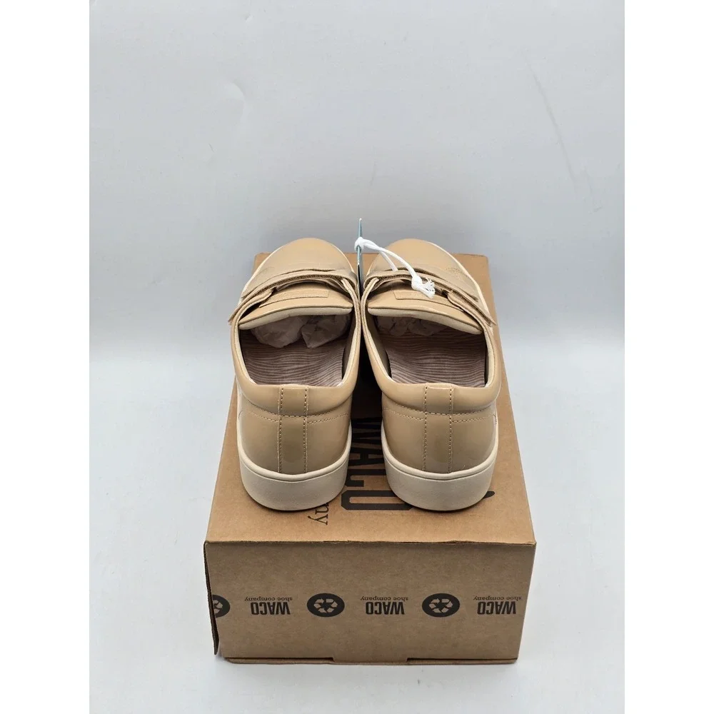 NEW Revitalign Orthotic Tan Solid Sneakers Malibu‎ Bella Patent Sz 8.5 W